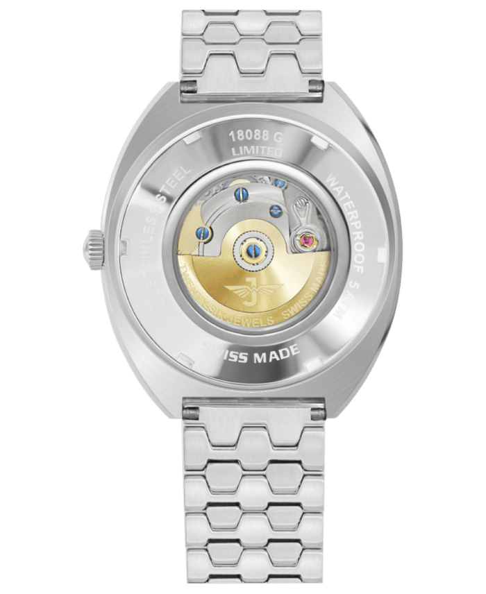 JOVIAL Herrklocka i silver metall automatisk