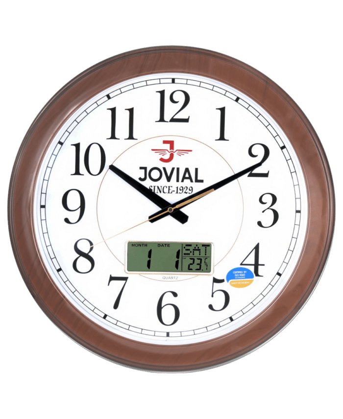 JOVIAL Digital väggklocka JWCP0592BR