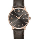 CERTINA DS Caimano Grå/Läder 39 mm C035.410.36.087.00