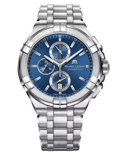 Maurice Lacroix Aikon Blå/Stål 44 mm AI1018-SS002-430-1
