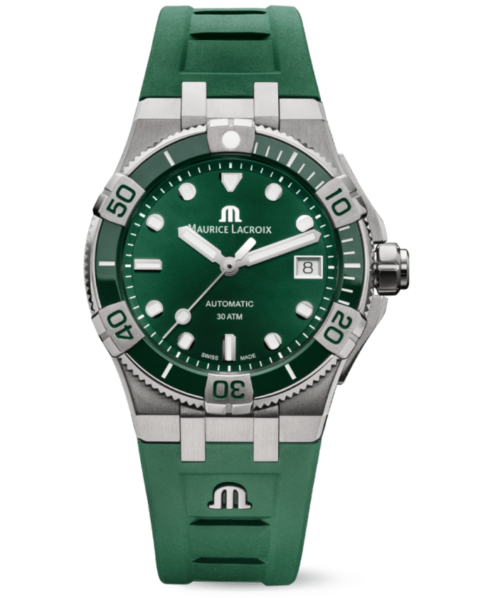 Maurice LacroixAikon Grön/Gummi 38 mm