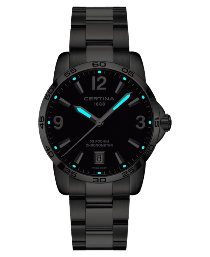 Certina Ds Podium Svart/Stål 40 mm C034.451.11.057.00