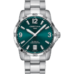 CERTINA DS Action Grön/Stål 40 mm C034.451.11.097.00
