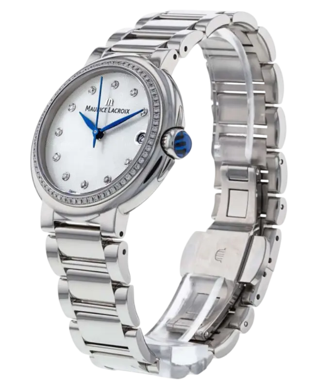 Maurice Lacroix Fiaba Silverfärgad/Stål 32 mm FA1004-SD502-170-1