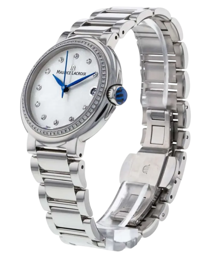 Maurice Lacroix Fiaba Silverfärgad/Stål 32 mm FA1004-SD502-170-1