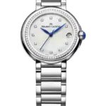 Maurice Lacroix Fiaba Silverfärgad pärlemor med diamanter/Stål 32 mm FA1004-SD502-170-1