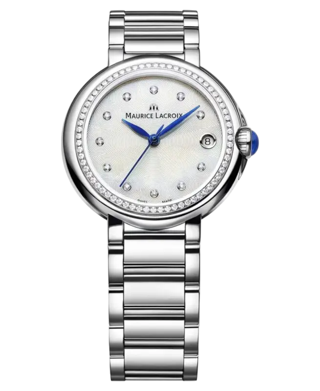 Maurice Lacroix Fiaba Silverfärgad/Stål 32 mm FA1004-SD502-170-1