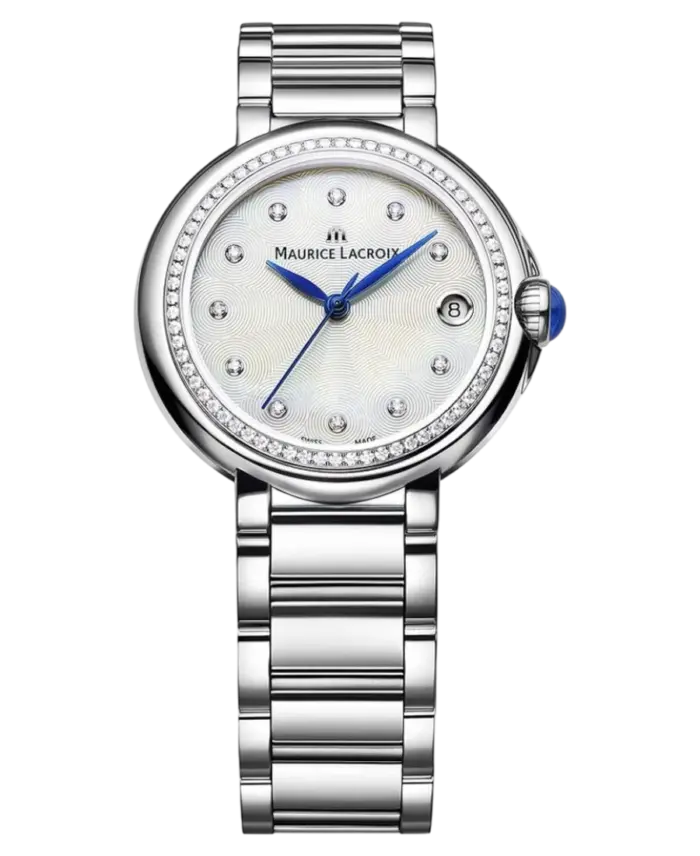 Maurice Lacroix Fiaba Silverfärgad/Stål 32 mm FA1004-SD502-170-1