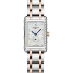 Longines DolceVita Vit pärlemor med diamanter/Stål 20.80 mm L5.255.5.89.7