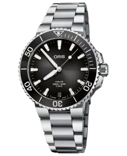 Oris Aquis Grå/Stål 41.5 mm Automatisk 01 400 7769 4154-07 8 22 09PEB