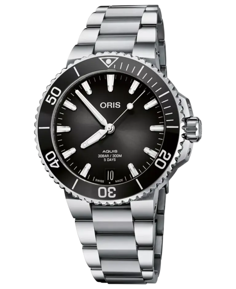 Oris Aquis Grå/Stål 41.5 mm Automatisk 01 400 7769 4154-07 8 22 09PEB