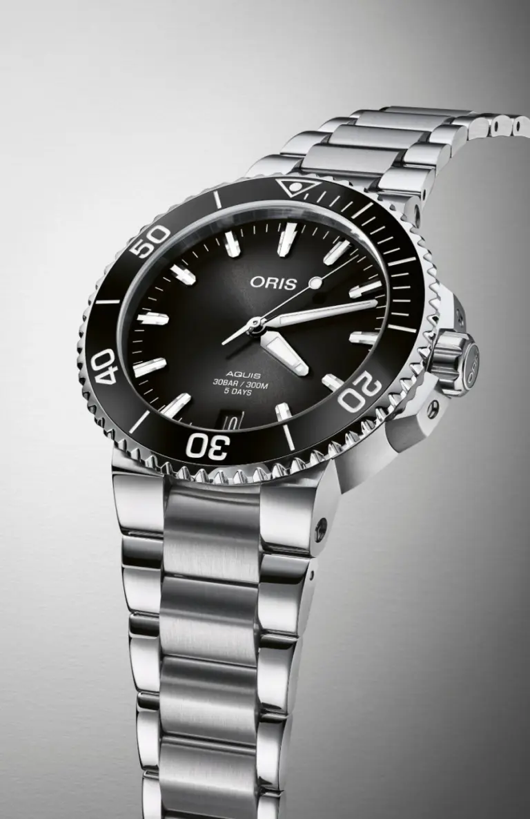 Oris Aquis Grå/Stål 41.5 mm Automatisk 01 400 7769 4154-07 8 22 09PEB