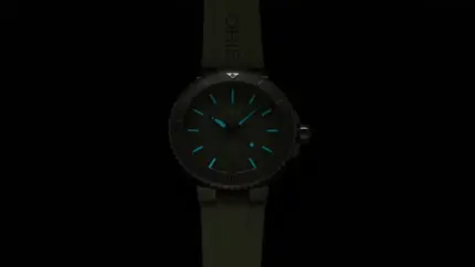 Oris Aquis Grön/Gummi 36.5 mm Automatisk 01 733 7770 4157-07 4 18 67FC