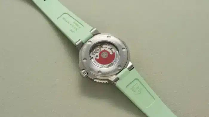 Oris Aquis Grön/Gummi 36.5 mm Automatisk 01 733 7770 4157-07 4 18 67FC