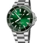 Oris Aquis Automatisk Grön/Stål 41.5 mm 01 733 7787 4157-07 8 22 04PEB