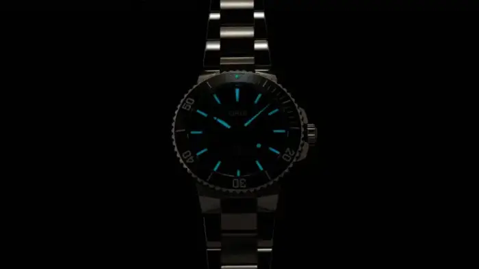 Oris Aquis Grön/Stål 41.5 mm Automatisk 01 733 7787 4157-07 8 22 04PEB