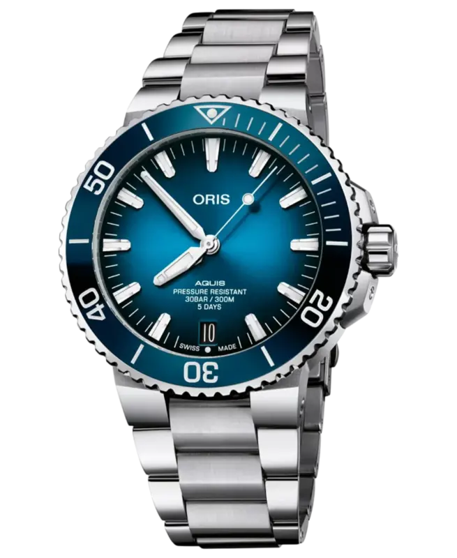 Oris Diving Blå/Stål 43.5 mm Automatisk 01 400 7763 4135-07 8 24 09PEB
