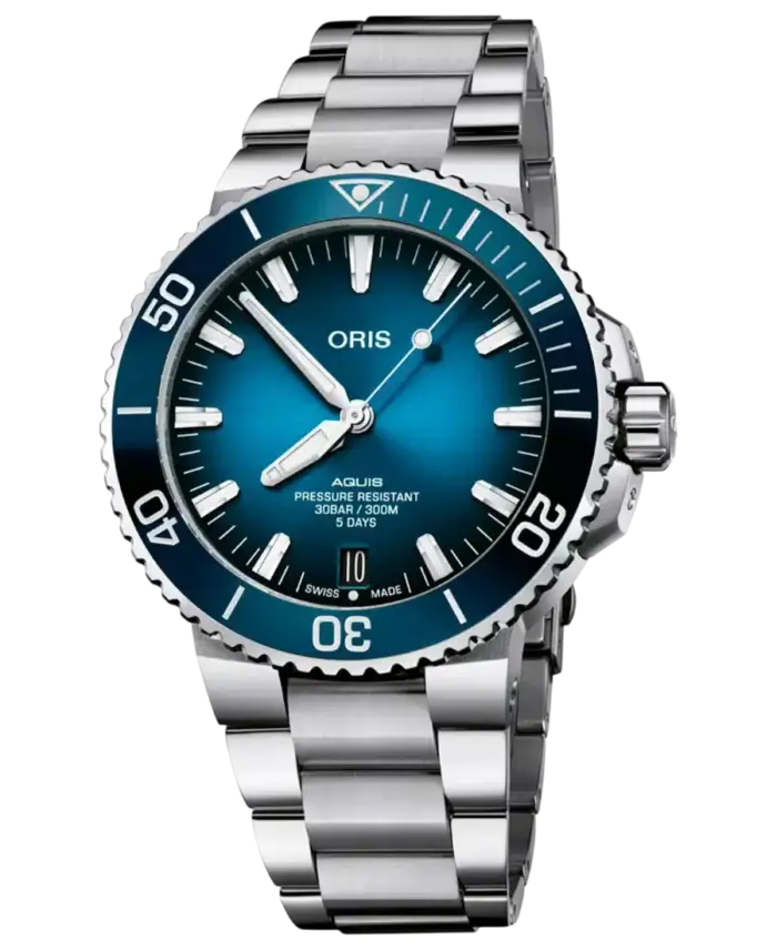 Oris Diving Blå/Stål 43.5 mm Automatisk 01 400 7763 4135-07 8 24 09PEB