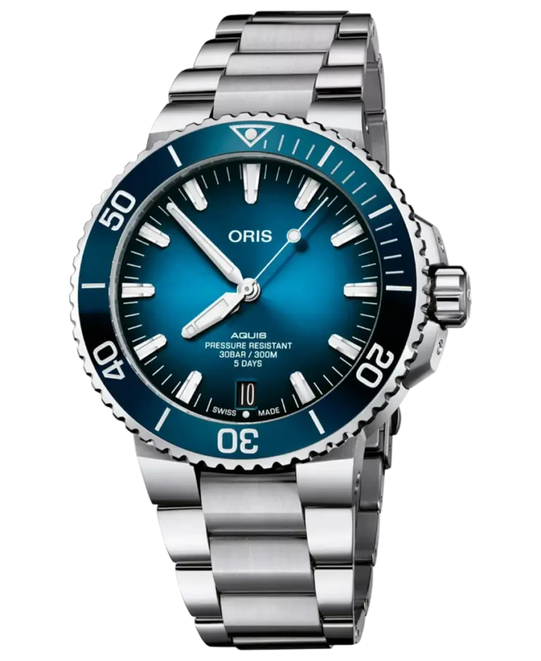 Oris Diving Blå/Stål 43.5 mm Automatisk 01 400 7763 4135-07 8 24 09PEB