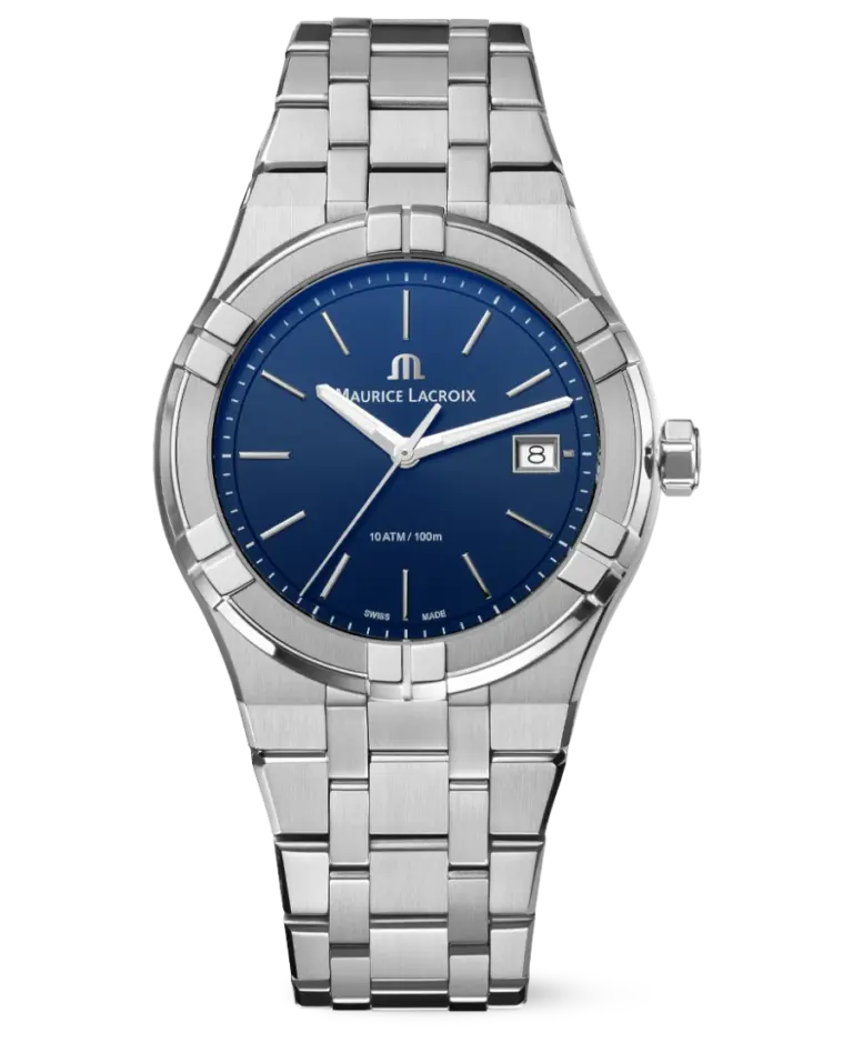 Maurice Lacroix Aikon Blå/Stål 40 mm AI1108-SS002-430-1