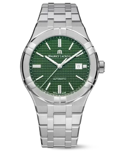 Maurice Lacroix Aikon Automatisk Grön/Stål 42 mm AI6008-SS002-630-1