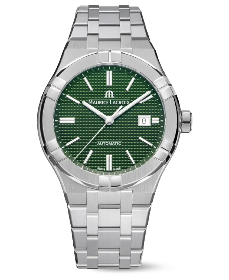 Maurice Lacroix Aikon Automatisk Grön/Stål 42 mm AI6008-SS002-630-1