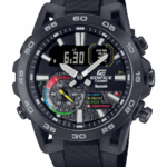 Casio Edifice Edifice Svart/Gummi 52.4 mm ECB-40MP-1AEF