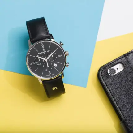 Lacroix Eliros Chronograph Svart/Läder 40 mm EL1098-SS001-310-1