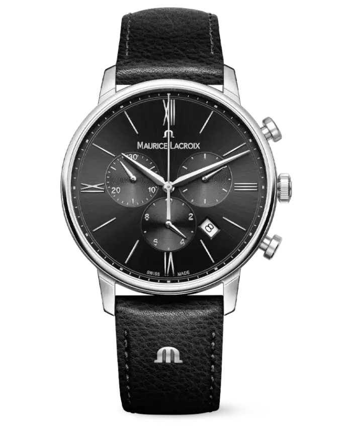 Lacroix Eliros Chronograph Svart/Läder 40 mm EL1098-SS001-310-1