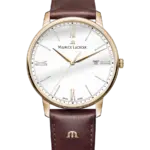 Maurice Lacroix Eliros Date Vit/Läder 40 mm EL1118-PVP01-112-1