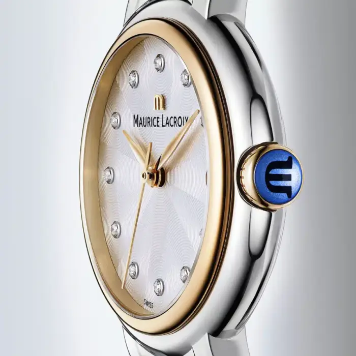 Maurice Lacroix Fiaba Silverfärgad/Roséguldstonat stål 32 mm FA1004-PVP13-150-1