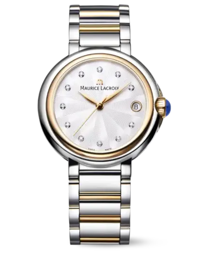 Maurice Lacroix Fiaba Silverfärgad/Roséguldstonat stål 32 mm FA1004-PVP13-150-1