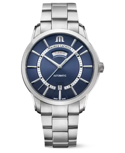 Maurice Lacroix Automatisk Pontos Blå/Stål 41 mm PT6358-SS002-431-1