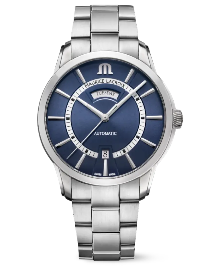 Maurice Lacroix Automatisk Pontos Blå/Stål 41 mm PT6358-SS002-431-1