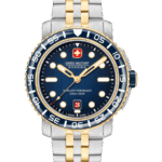 SWISS MILITARY Black Marlin Blå/Stål 44 mm SMWGH0001760