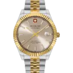 SWISS MILITARY Land Automatisk Beige/Stål 41 mm SMWGL0002160