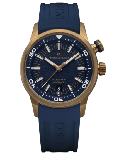 Maurice Lacroix Automatisk Pontos Blå/Läder 42 mm pt6248-brz0b-430-41
