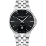 CERTINA DS-8 Svart/Stål 40 mm C0454101105100