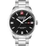 SWISS MILITARY Swiss Military Hanowa Svart/Stål 43 mm SMWGH0001601