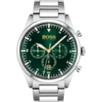 Hugo Boss Pioneer Grön/Stål 44 mm 1513868