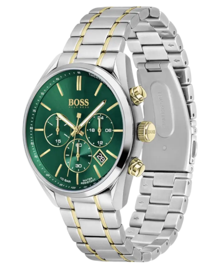 Hugo Boss Champion Grön/Stål 46 mm 1513878