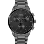 Hugo Boss Dapper Svart/Stål 43 mm 1513929