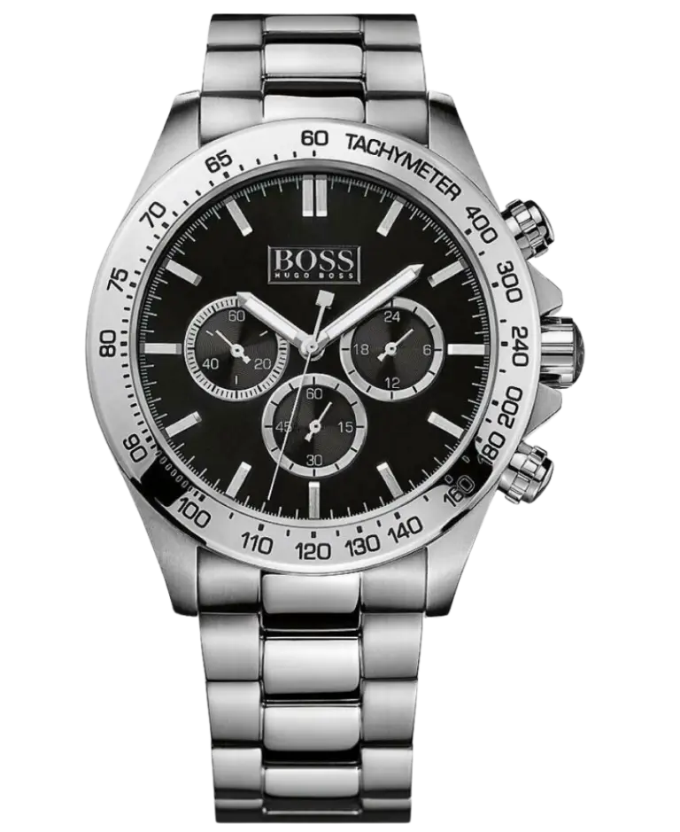 Hugo Boss Ikon Svart/Stål 44 mm 1512965