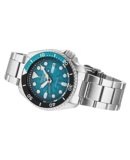 Seiko 5 Automatiskt Sports Blå/Stål 43 mm SRPJ45K1