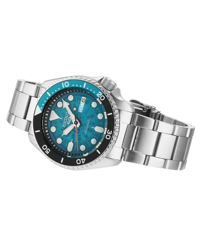 Seiko 5 Automatiskt Sports Blå/Stål 43 mm SRPJ45K1