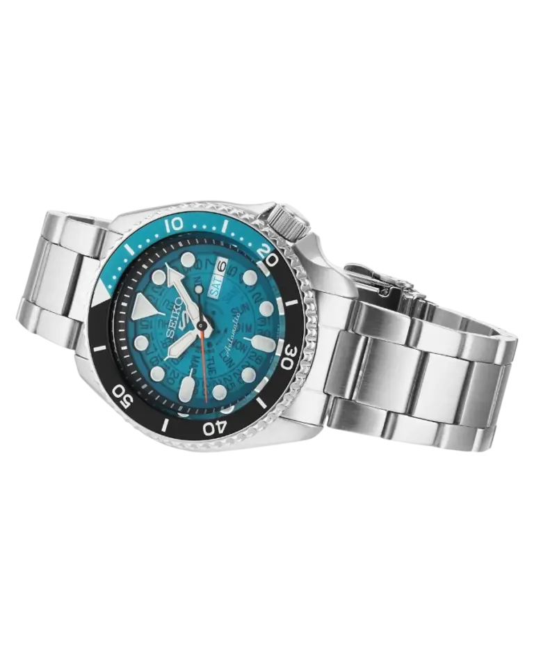 Seiko 5 Automatiskt Sports Blå/Stål 43 mm SRPJ45K1