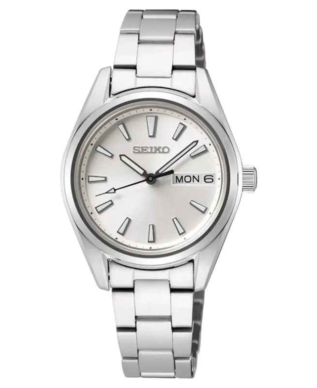 Seiko Silverfärgad/Stål 30 mm SUR349P1