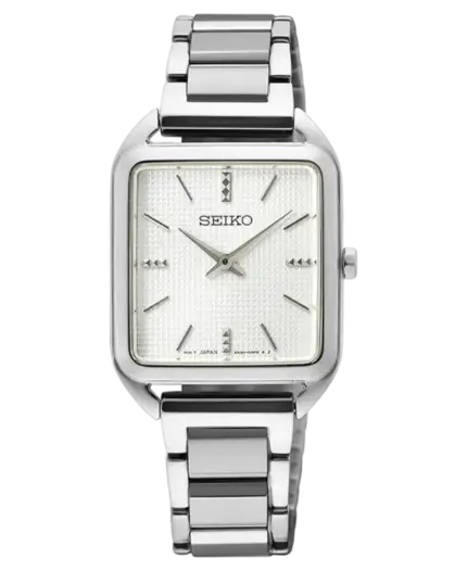 Seiko Classic Vit/Stål 26x26 mm SWR073P1