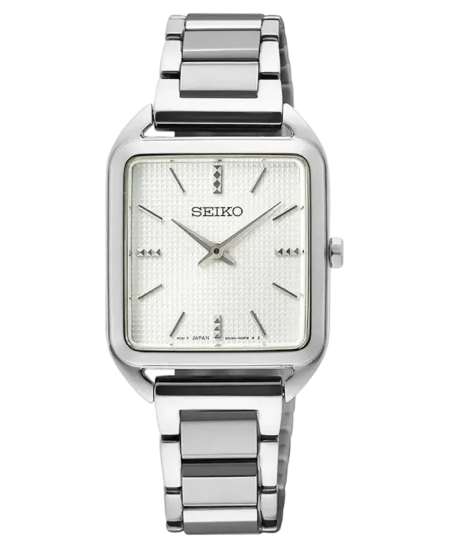 Seiko Classic Vit/Stål 26x26 mm SWR073P1