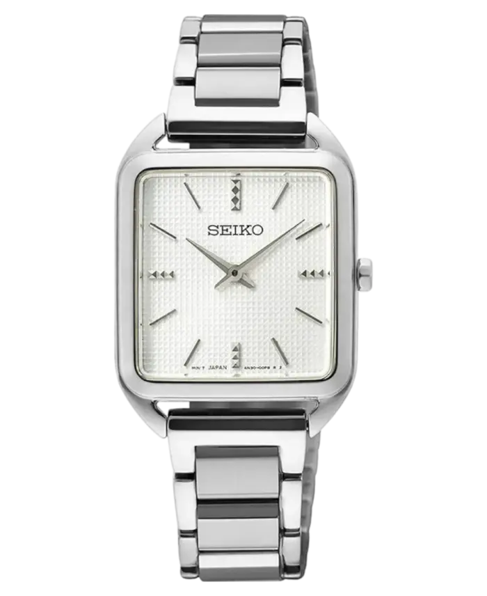 Seiko Classic Vit/Stål 26x26 mm SWR073P1